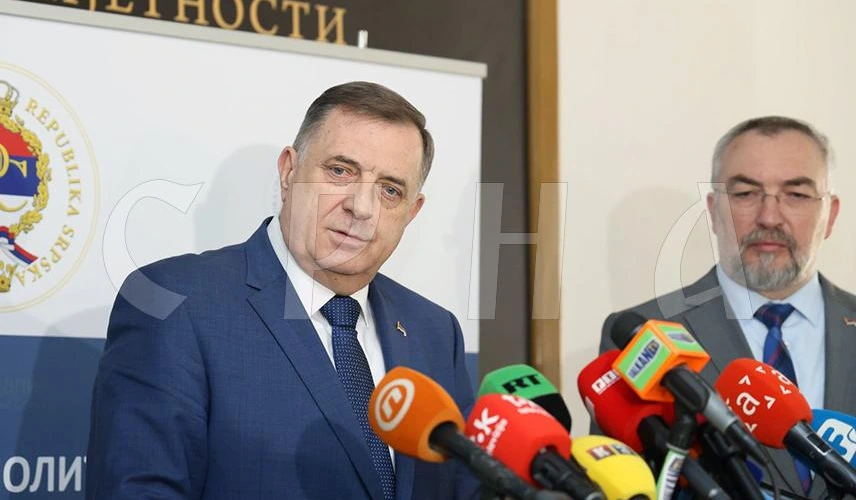 The President of Republika Srpska Milorad Dodik