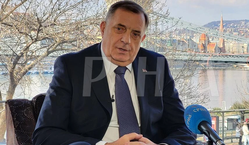 The president of Republika Srpska Milroad Dodik.