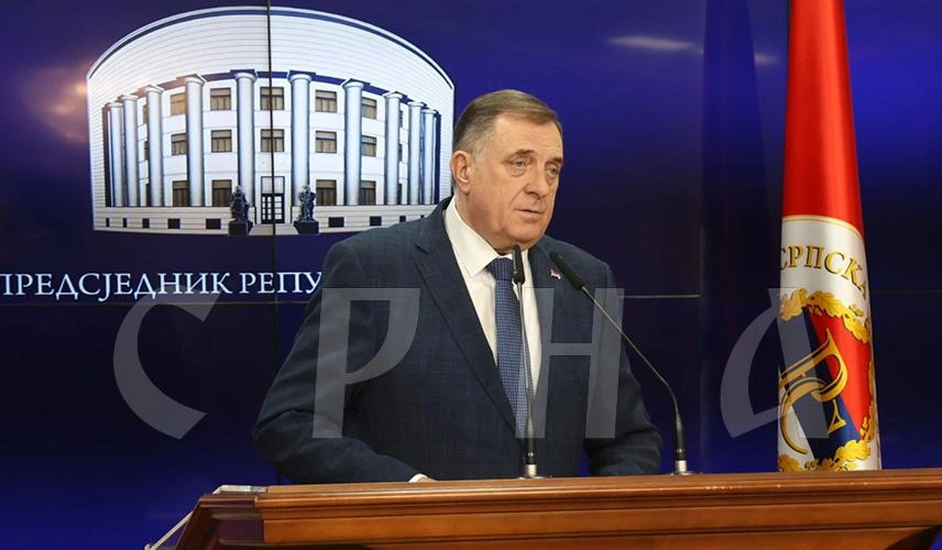 The president of Republika Srpska Milorad Dodik