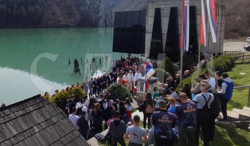 Memorial service was held today in Stari Brod near Višegrad to commemorate the 83rd anniversary of the crime against more than 6,000 Serbs who were killed by members of the infamous Black Legion of Jure Francetić.