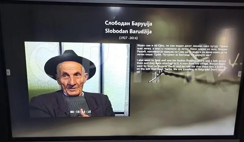 PERMANENT EXHIBITION COMPLETED WITH VIDEO TESTIMONIALS OF JASENOVAC INMATES