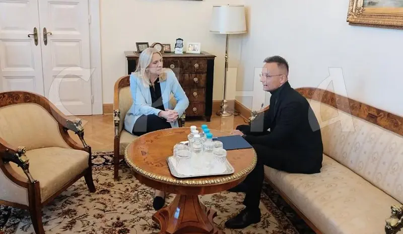 MEETING BETWEEN CVIJANOVIĆ AND SZIJJARTO BEGINS