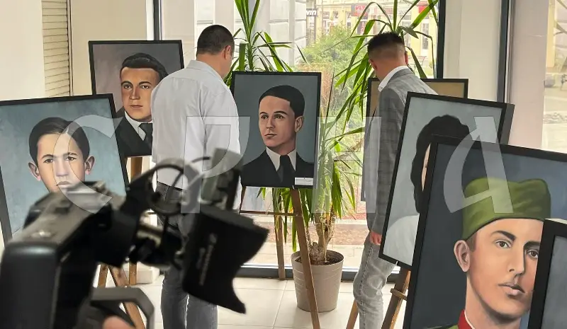 An exhibition of portraits of victims of the Jasenovac concentration camp by academic painter Branko Jungić was opened in the building of the Kozarska Dubica Municipality.