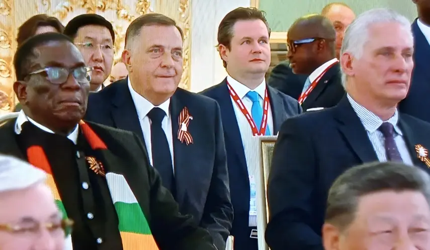 THE KREMLIN RECEPTION FOR WORLD LEADERS BEGINS
