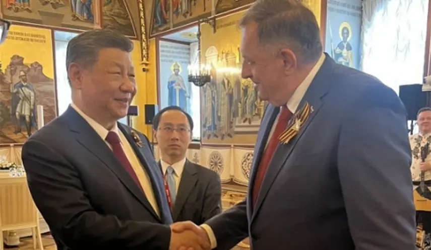 The President of Republika Srpska Milorad Dodik met with the Chinese President Xi Jinping in Moscow