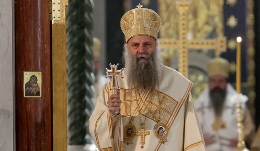 His Holiness Serbian Patriarch Porfirije.