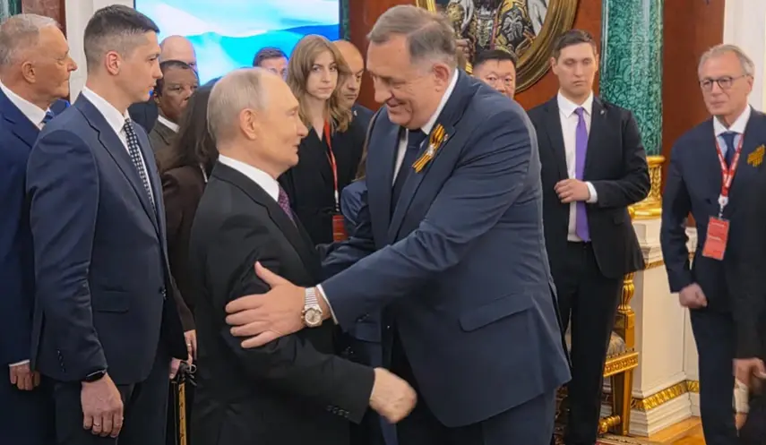 DODIK: PUTIN ONCE AGAIN SUPPORTED SRPSKA IN STRUGGLE TO PRESERVE IDENTITY