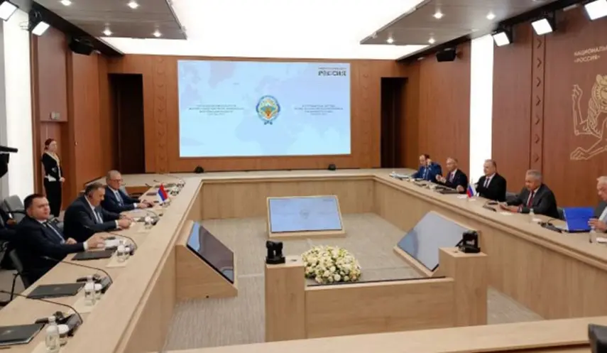 DODIK AND SHOIGU DISCUSS EXCELLENT SRPSKA - RUSSIA RELATIONS