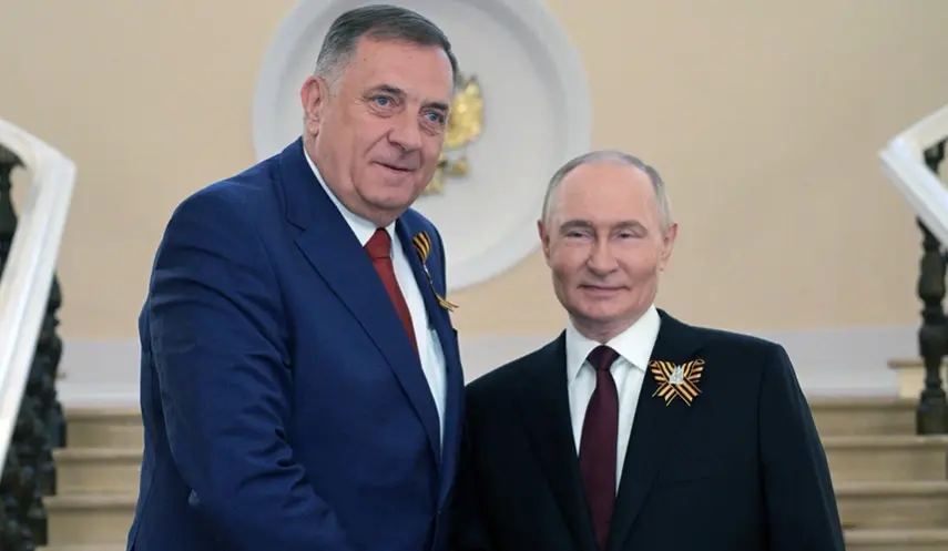 DODIK AND PUTIN ON RUSSIAN - SERB PEOPLES FRATERNAL COOPERATION