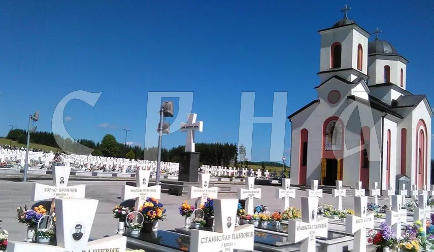 Novi Zejtinlik Military Cemetery in Sokolac.
