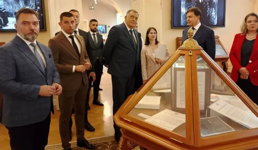 DODIK: EXHIBITION ABOUT SRPSKA IN SAINT PETERSBURG ANOTHER CONFIRMATION OF EXCELLENT RELATIONS