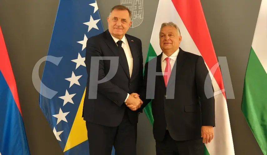 Republika Srpska President Milorad Dodik met with the Hungarian Prime Minister Viktor Orban in Budapest.