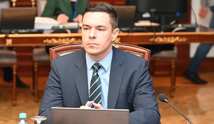 The Minister of Justice of Republika Srpska Miloš Bukejlović.
