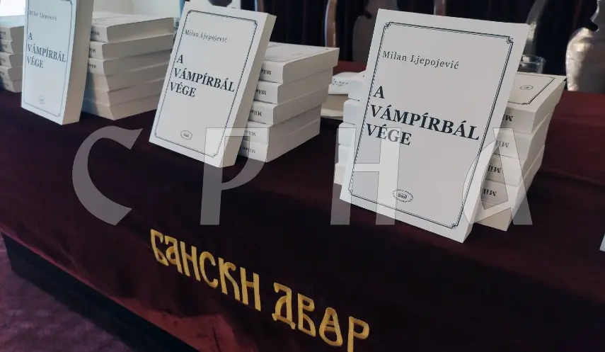The Hungarian edition of the book "The End of the Vampire Ball" by Milan Ljepojević, which documents crimes and acts of aggression against the Serb people during the 20th century, was presented today at the Banski Dvor Cultural Centre in Banja Luka.