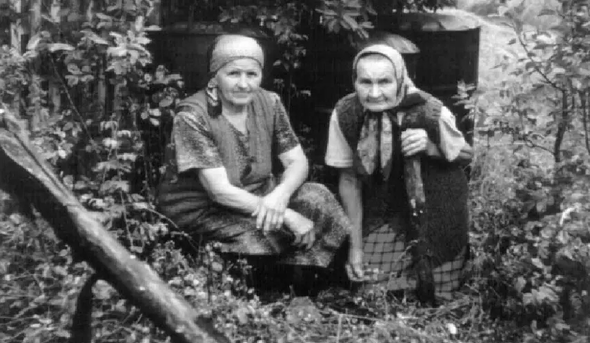 KNIFE IN CRADLE, BLOOD, ASHES AND ONE SURVIVING WOMAN