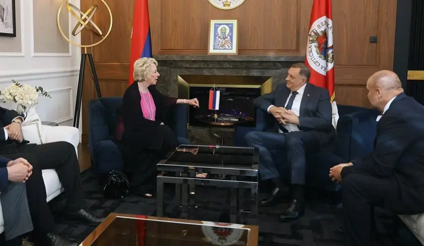 DODIK THANKS BECK FOR RECOGNIZING REPUBLIKA SRPSKA AS A TRUE FRIEND