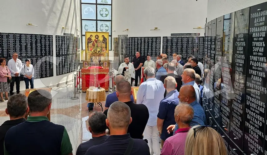 The 33rd anniversary of the founding of the Eighth Unit of the Special Police Brigade of the Republika Srpska Ministry of Interior /MoI/ was commemorated today in East Sarajevo. This unit comprised 300 of the bravest young men, 17 of whom lost their lives and more than 190 were wounded.