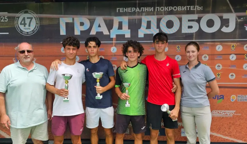 Italians Niccolo Satta and Ludovica Casalino emerged victorious in the men’s and women’s categories at the ITF J30 "Doboj Open 2025" international junior tennis tournament for boys and girls under 18, which concluded today.