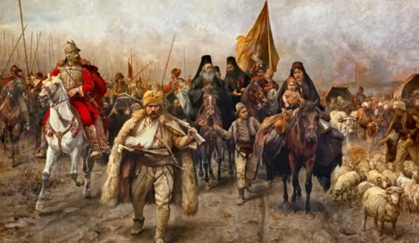 ARSENIJE III ČARNOJEVIĆ LED THE GREAT MIGRATION