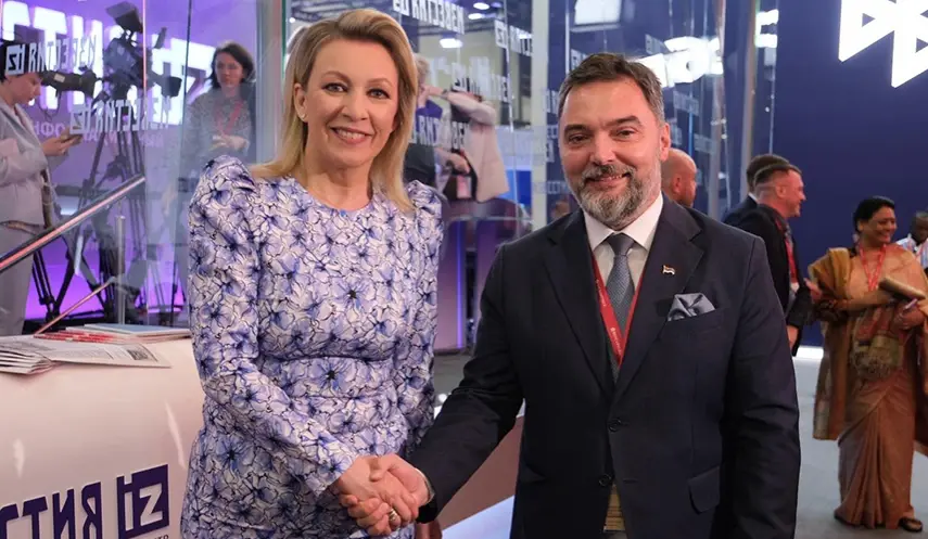 KOŠARAC CONVEYED GRATITUDE TO ZAKHAROVA FOR RUSSIA'S HELP AND SUPPORT