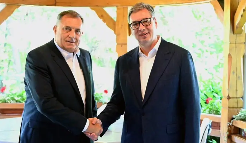 VUČIĆ AND DODIK DISCUSS ALL IMPORTANT ISSUES CONCERNING SERBIAN PEOPLE