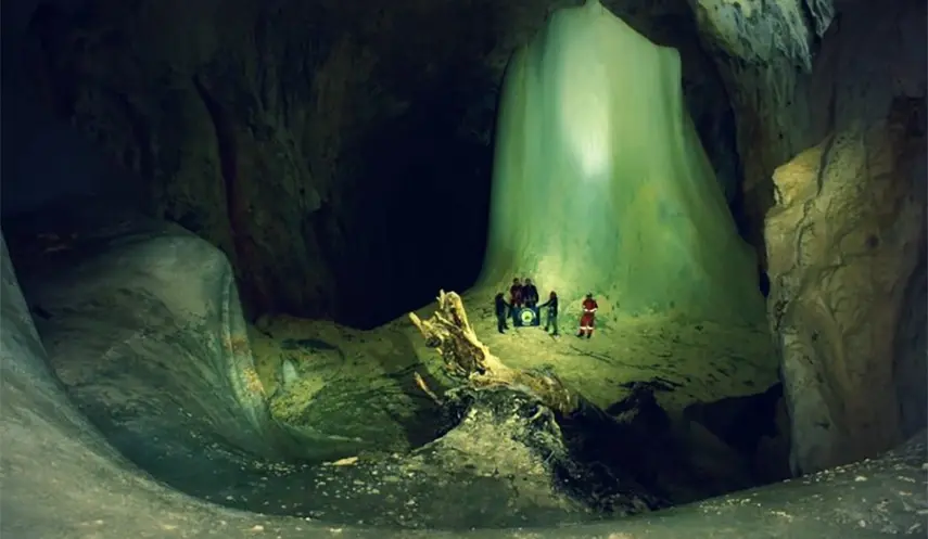 The pit Ledana is the largest underground ice facility in Republika Srpska, located on the southern slopes of Mount Bobija, in the village of Vučja Poljana, in the municipality of Ribnik.