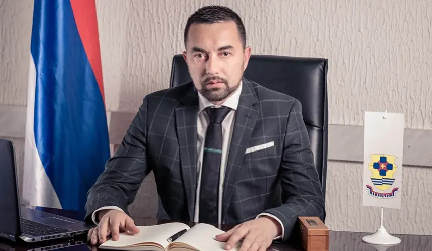 The Mayor of Doboj, Boris Jerinić.