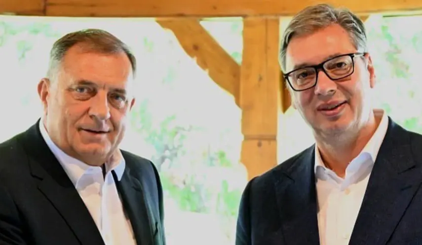 DODIK: VUČIĆ AND I SHARE THE SAME VIEWS ON COOPERATION BETWEEN SRPSKA AND SERBIA