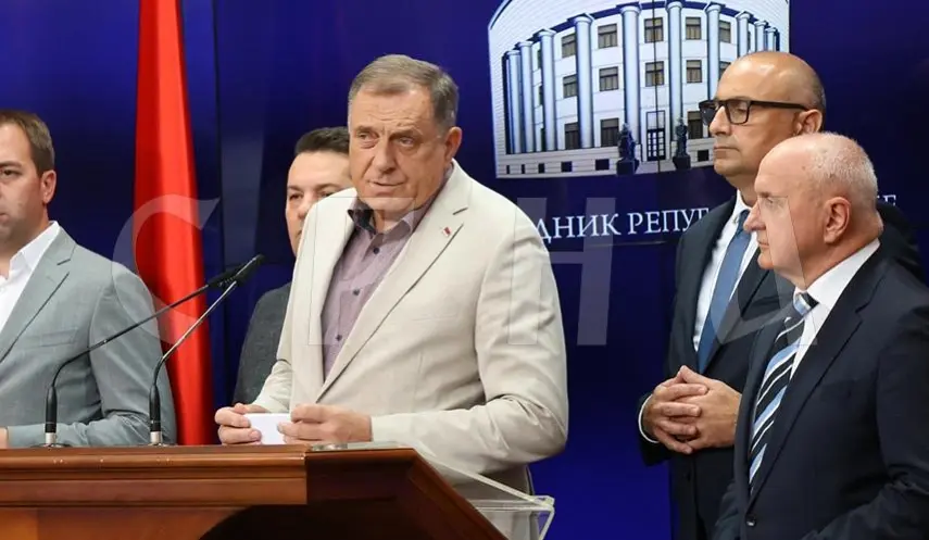 DODIK: THEY TRIED ME BECAUSE THEY COULDN'T PUT ALL SERBS IN COURT ROOM