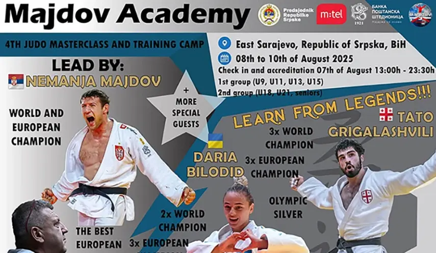 JUDO CAMP IN EAST SARAJEVO STARTS TOMORROW