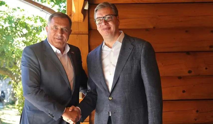 VUČIĆ AND DODIK DISCUSS ATTACKS ON SERBIA AND SRPSKA, PROTECTION OF NATIONAL INTERESTS