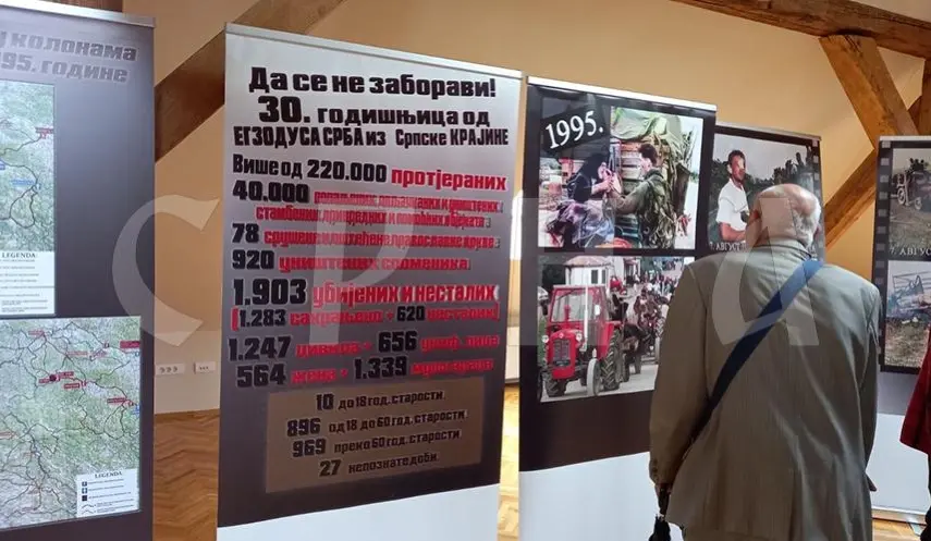 PHOTO EXHIBITION ON THE SUFFERING AND STATUS OF SERBS IN CROATIA OPENED