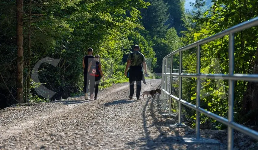 FORMERLY A RAILWAY, SOON A PATH FOR CYCLISTS AND WALKS