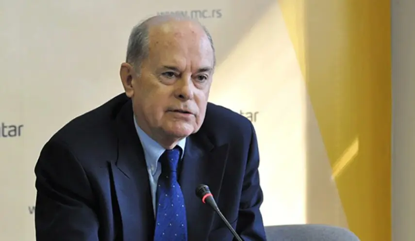 Former Foreign Minister of FR Yugoslavia Vladislav Jovanović.