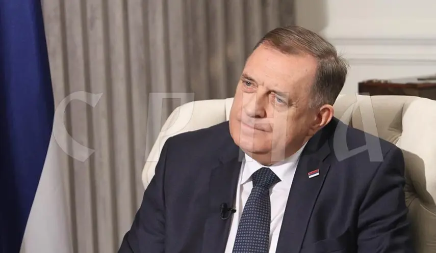 DODIK: SLOVENIAN GOVERNMENT SHOULD NOT TEST SRPSKA'S COMMITMENT