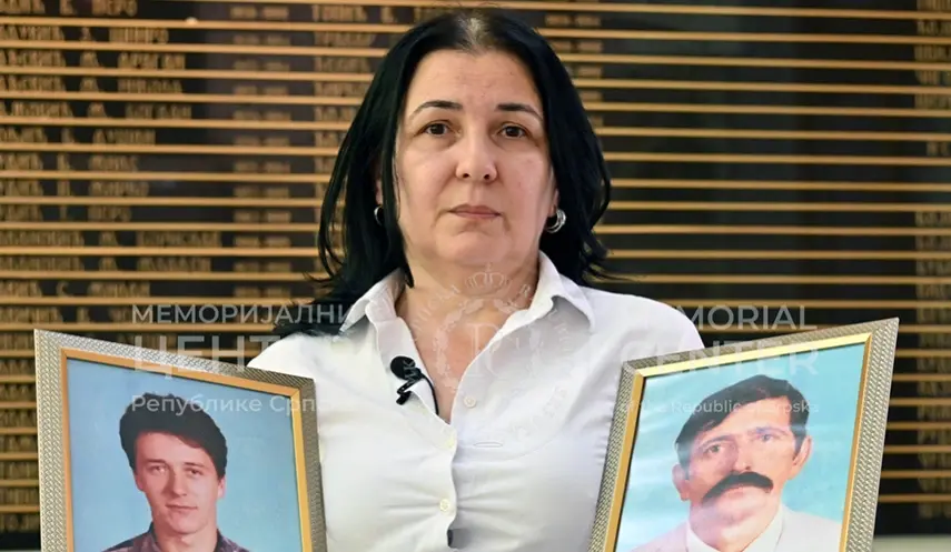 HEART-WRENCHING TESTIMONY OF DUŠANKA JOVANOVIĆ, WHO LOST HER FATHER AND BROTHER