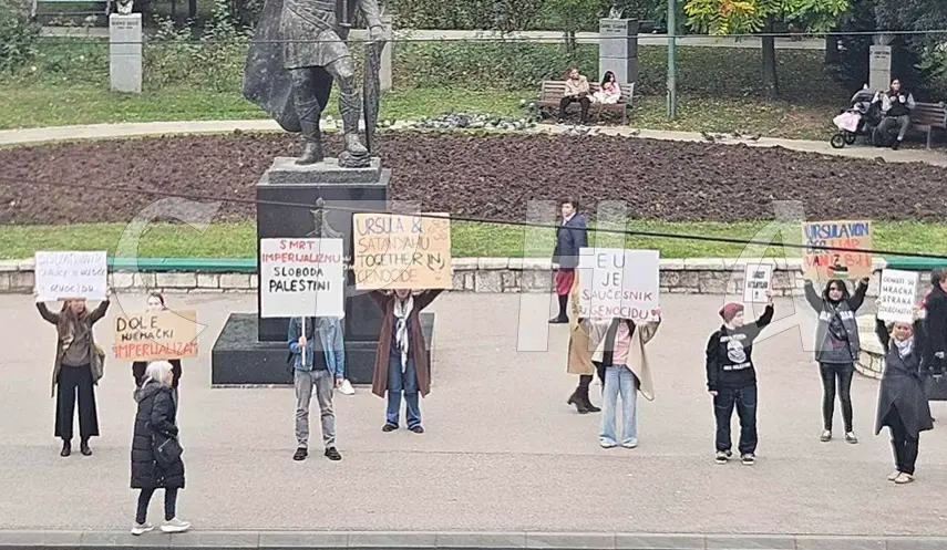 URSULA VON DER LEYEN NOT WELCOME IN SARAJEVO