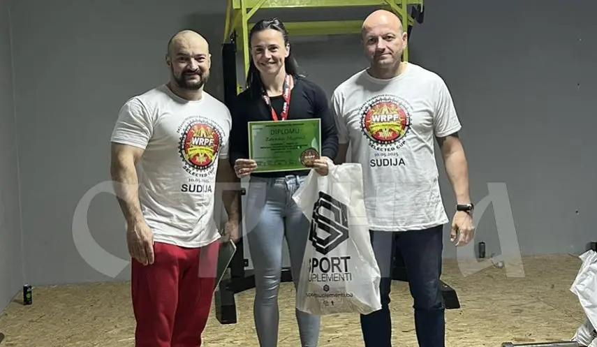 ZORANA MIJOVIĆ FROM PALE BECOMES WORLD POWERLIFTING VICE CHAMPION