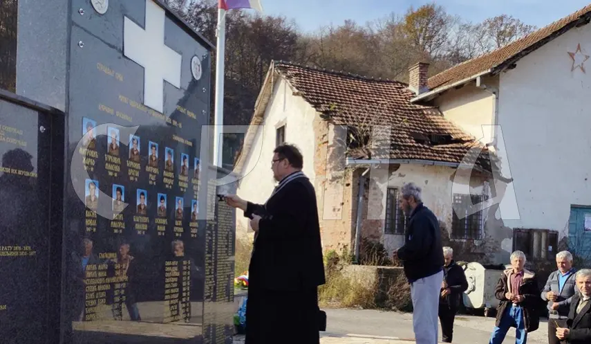 MEMORIAL SERVICE HELD IN OSAMSKO FOR SERBS KILLED IN PAST WARS
