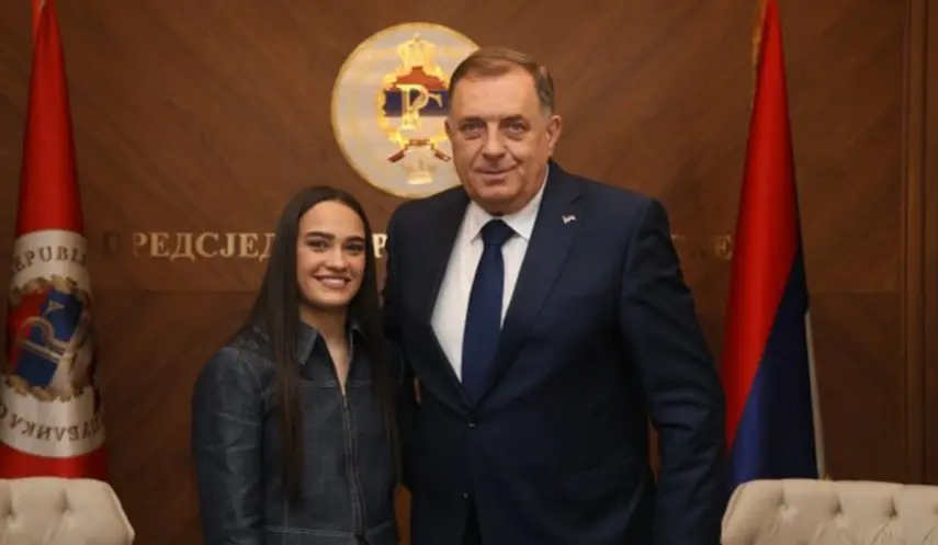 DODIK: CONGRATULATIONS TO SARA ĆIRKOVIĆ, SRPSKA WILL ALWAYS SUPPORT HER