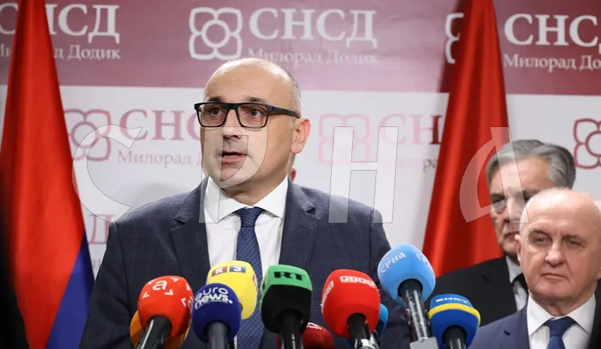 BANJAC: COURT OF BIH AND CEC TRYING TO IMPOSE CRISIS IN REPUBLIKA SRPSKA