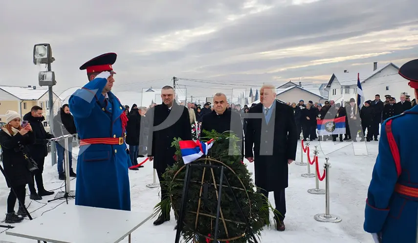 WREATHS AND FLOWERS LAID AT NOVI ZEJTINLIK