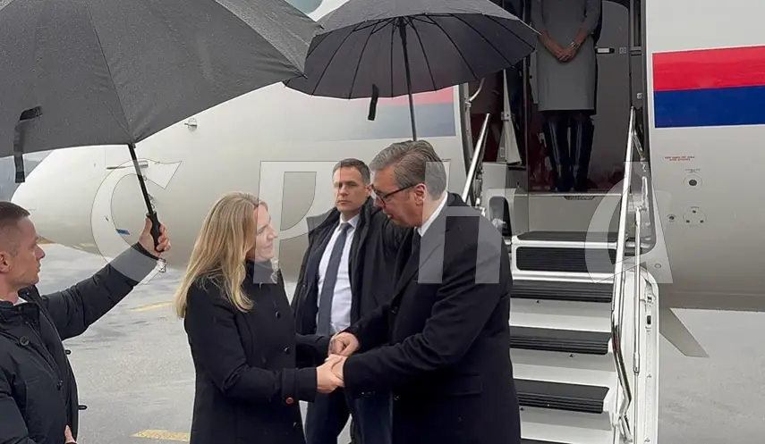 VUČIĆ ARRIVES IN MOSTAR, WELCOMED BY CVIJANOVIĆ