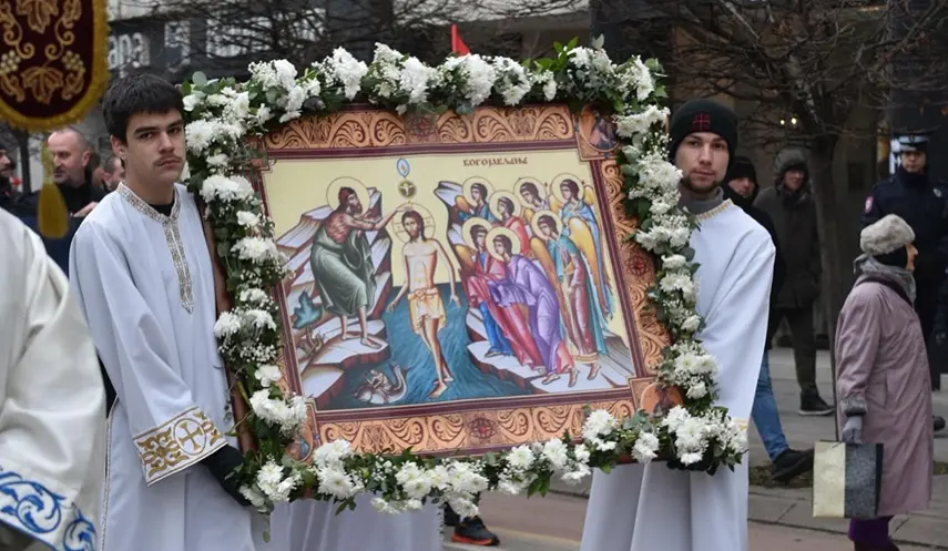 EPIPHANY PROCESSION UNDERWAY