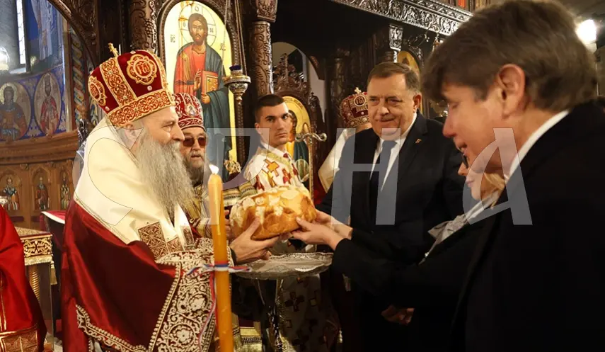 PATRIARCH PORFIRIJE: IF CHRIST IS WITH US, NO ONE CAN HARM US