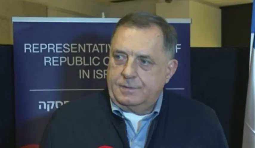 DODIK: WITH TOP ISRAELI OFFICIALS ON ALL FORMS OF COOPERATION