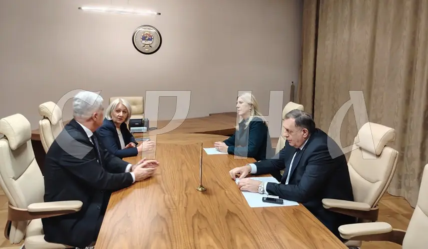 SNSD AND HDZ LEADERS HOLD MEETING IN ISTOČNO SARAJEVO