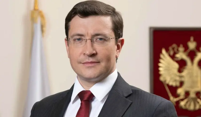 GOVERNOR OF NIZHNY NOVGOROD REGION NIKITIN CONGRATULATES KARAN ON HIS ELECTORAL VICTORY