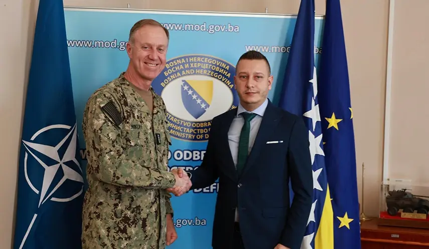 GOGANOVIĆ AND US ADMIRAL WIKOFF STRESS STABILITY AND COOPERATION WITH USA AS PRIORITY