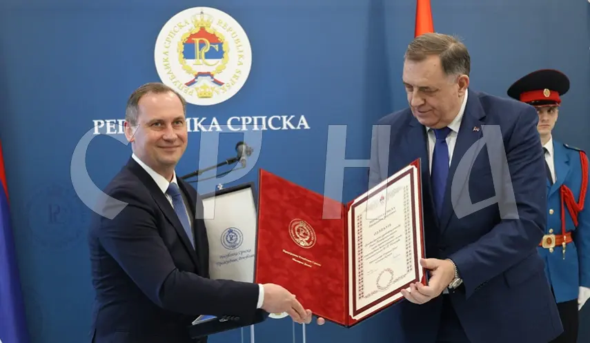 DODIK PRESENTED AN ORDER TO A HEALTHCARE INSTITUTION FROM SAINT PETERSBURG